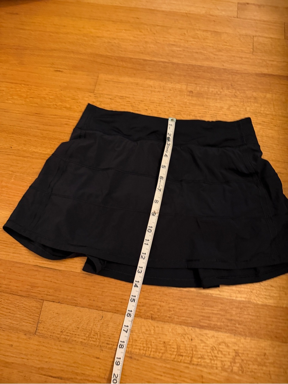 lululemon athletica Black Athletic Skort with Inner Shorts